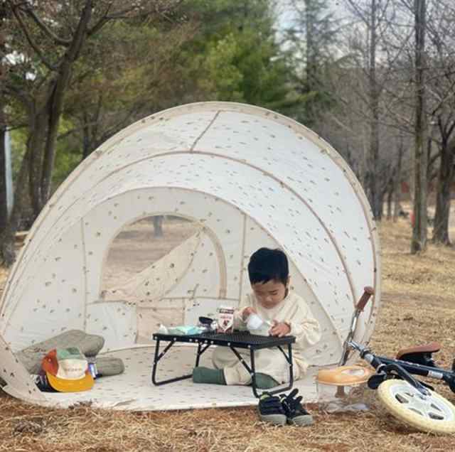 ビーチテント 子供用ワンタッチテント 可愛い 韓国風 設営簡単 紫外線 UVカット キッズテント 防風 通気 折りたたみ式 持ち運び便利  キッの通販はau PAY マーケット - ST SHOP | au PAY マーケット－通販サイト